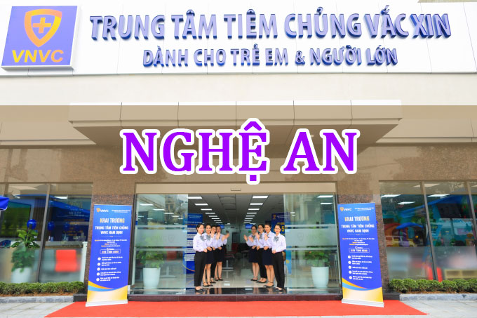 Hệ thống tiêm chủng VNVC tại Nghệ An