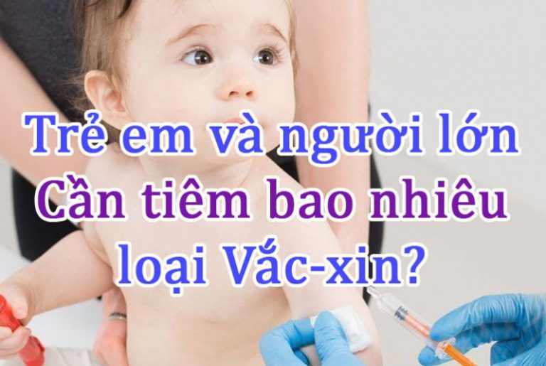 Trẻ em và người lớn tiêm cần bao nhiêu loại vắc-xin?