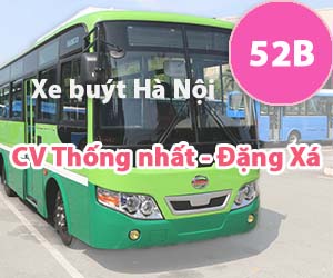 Xe buýt Hà Nội số 52B - Tuyến CV Thống nhất - Đặng Xá